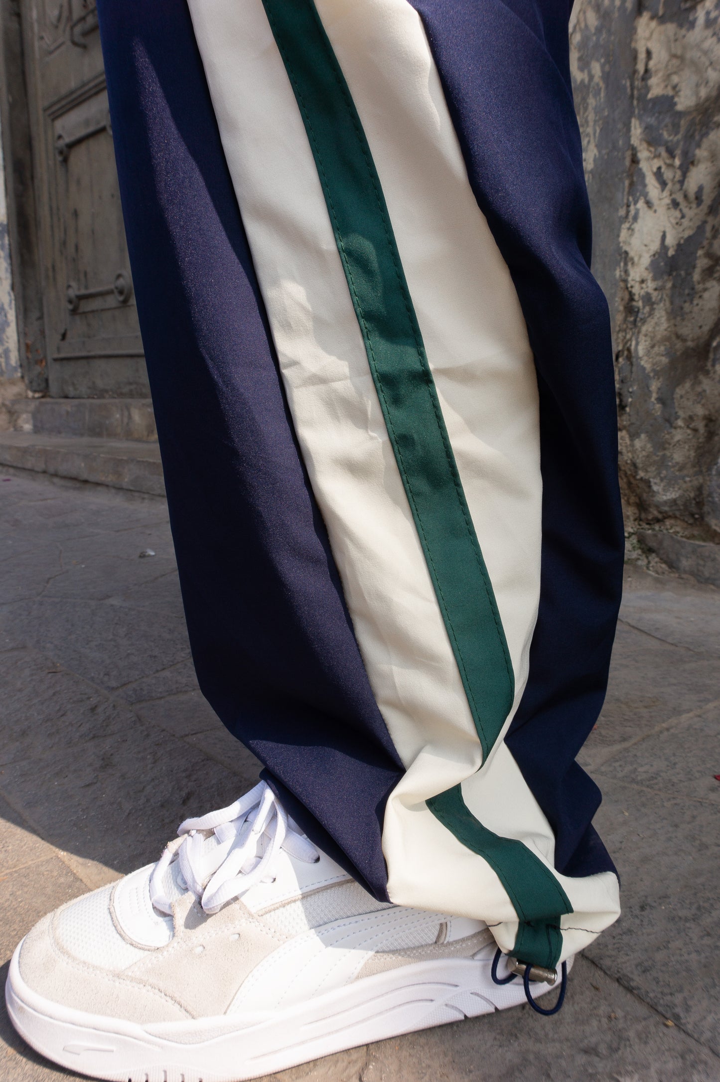 Track Pants Franja Azul