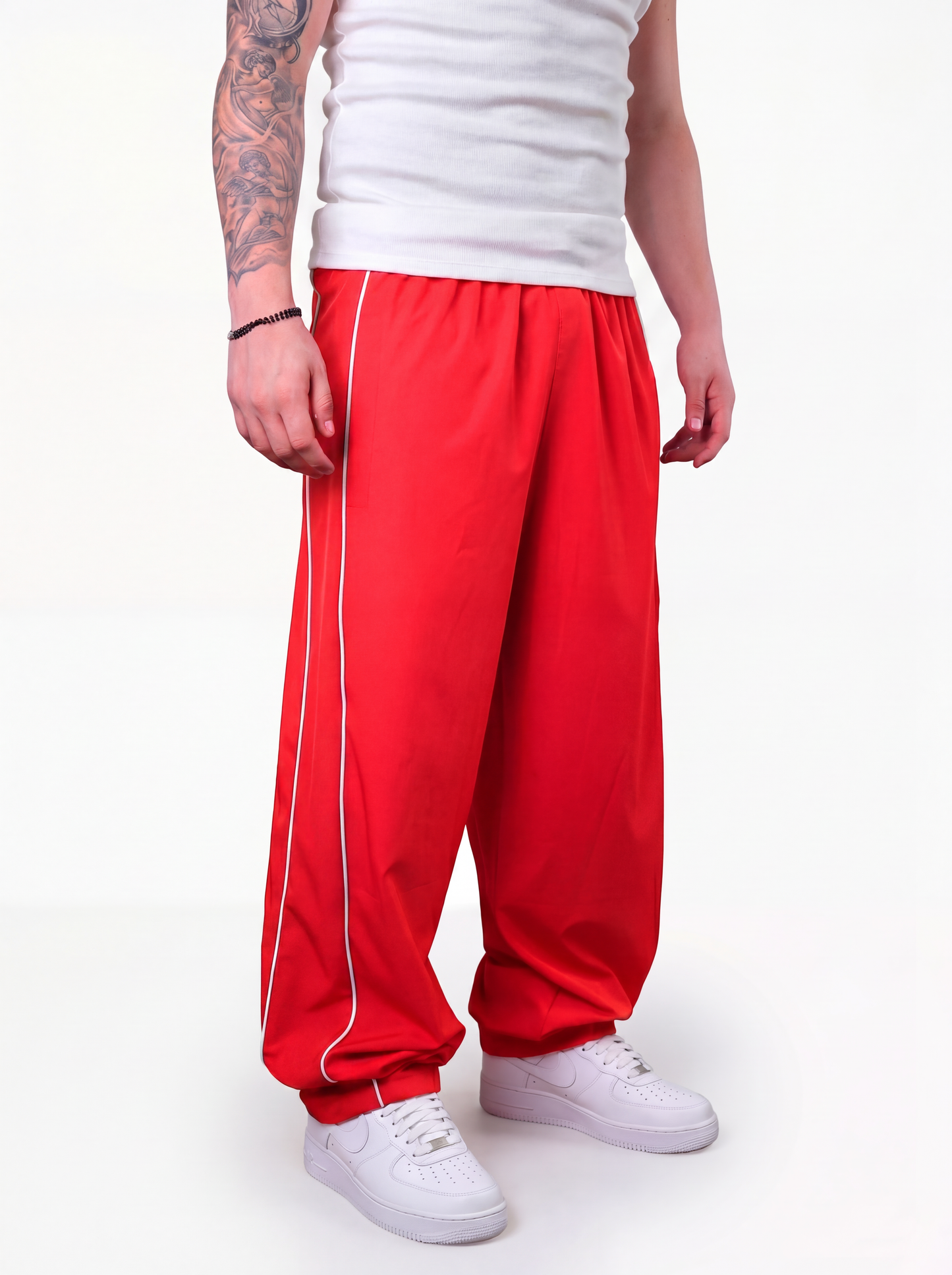 TrackPants 2 Lineas Rojo