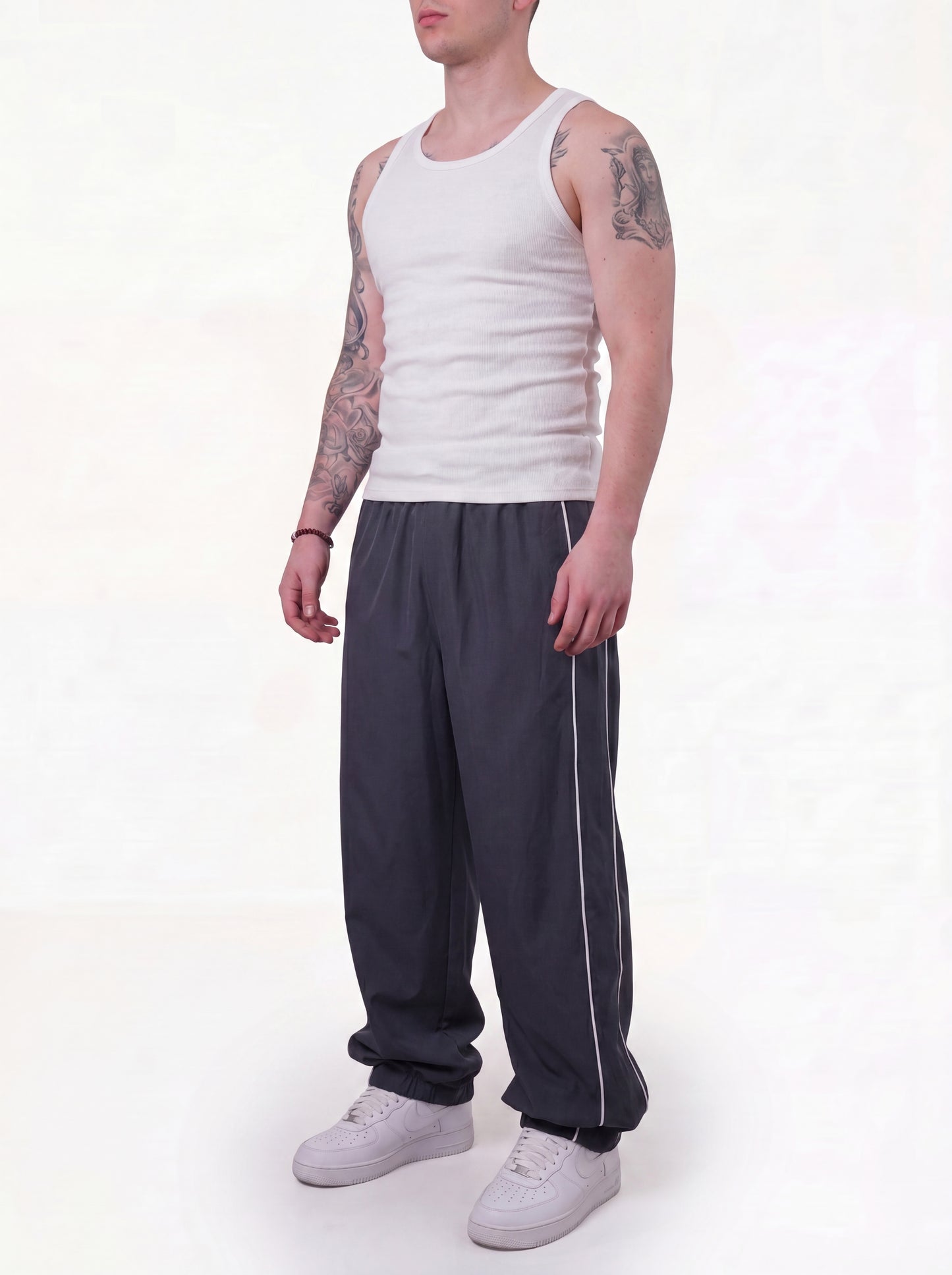 TrackPants 2 Lineas Charcoal