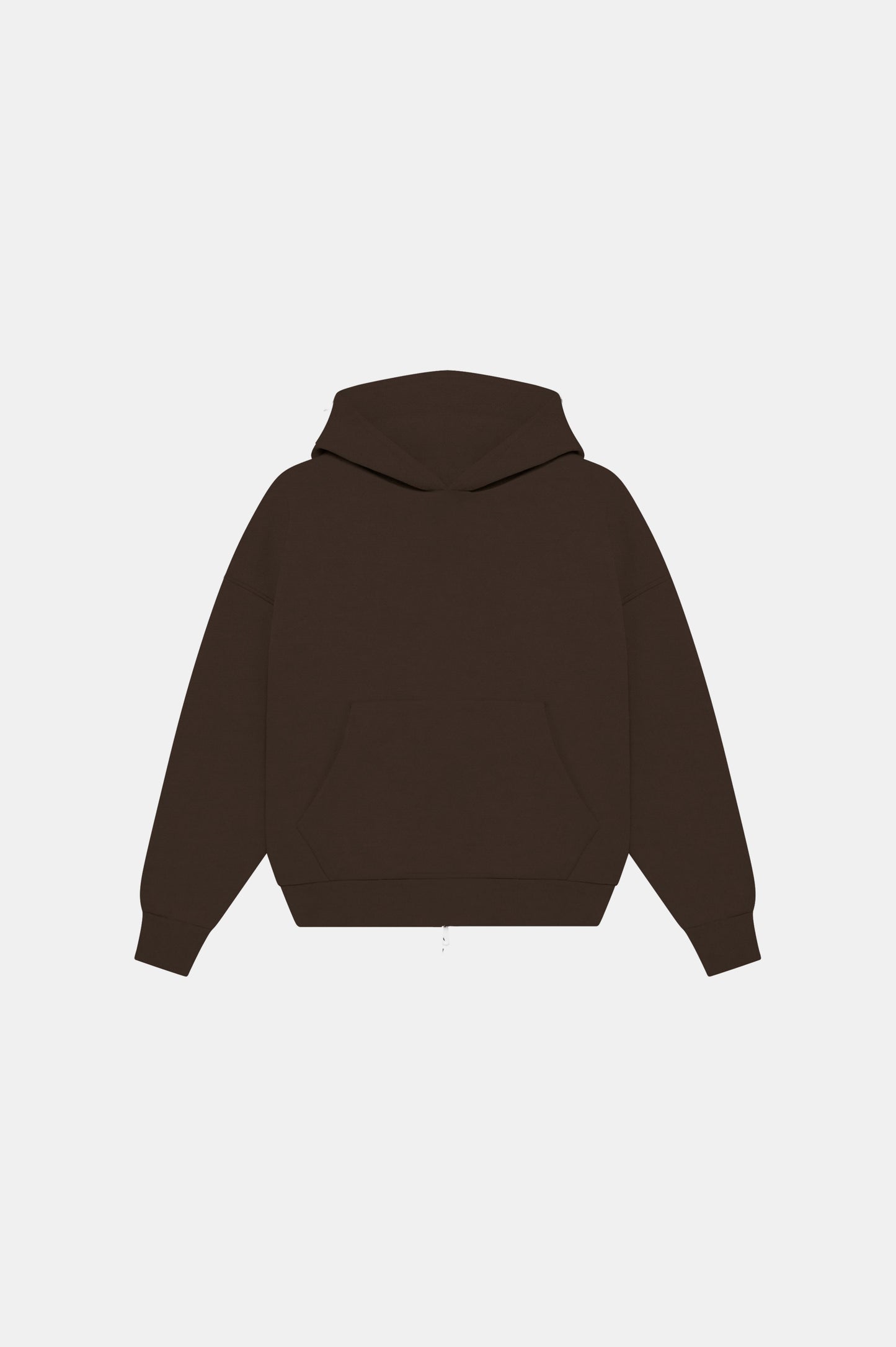 Hoodie Boxy Marrón