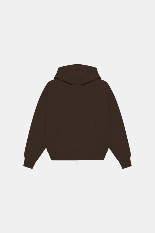 Hoodie Boxy Marrón