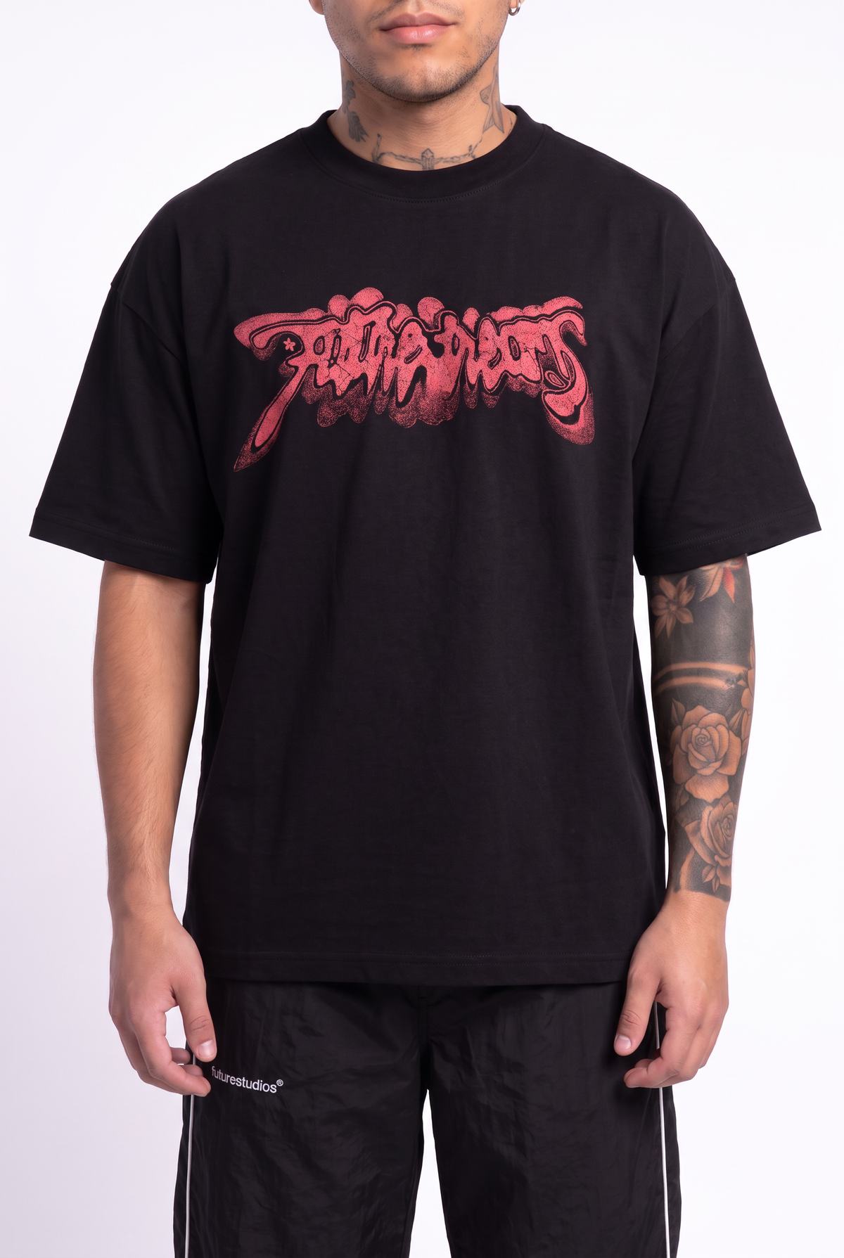 BoxyFit - Red Drip Future Negro
