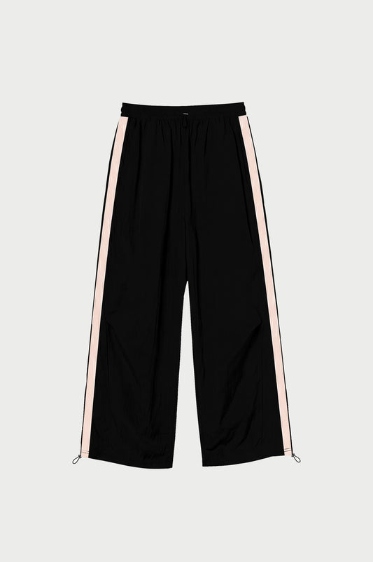 TrackPants Franjas Negro